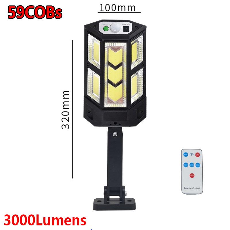 10000 Lumen Powerful Solar Led Light Outdoor Solar Lamp of Motion Sensor 4Mode Waterproof Solar Garden Light Street Yard Lantern