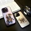 Zhongli Genshin Impact Schwarze Süßigkeit Silberne Handyhülle Handyhülle Für iPhone17,16,15,14,13,12,11 Plus,Pro Max