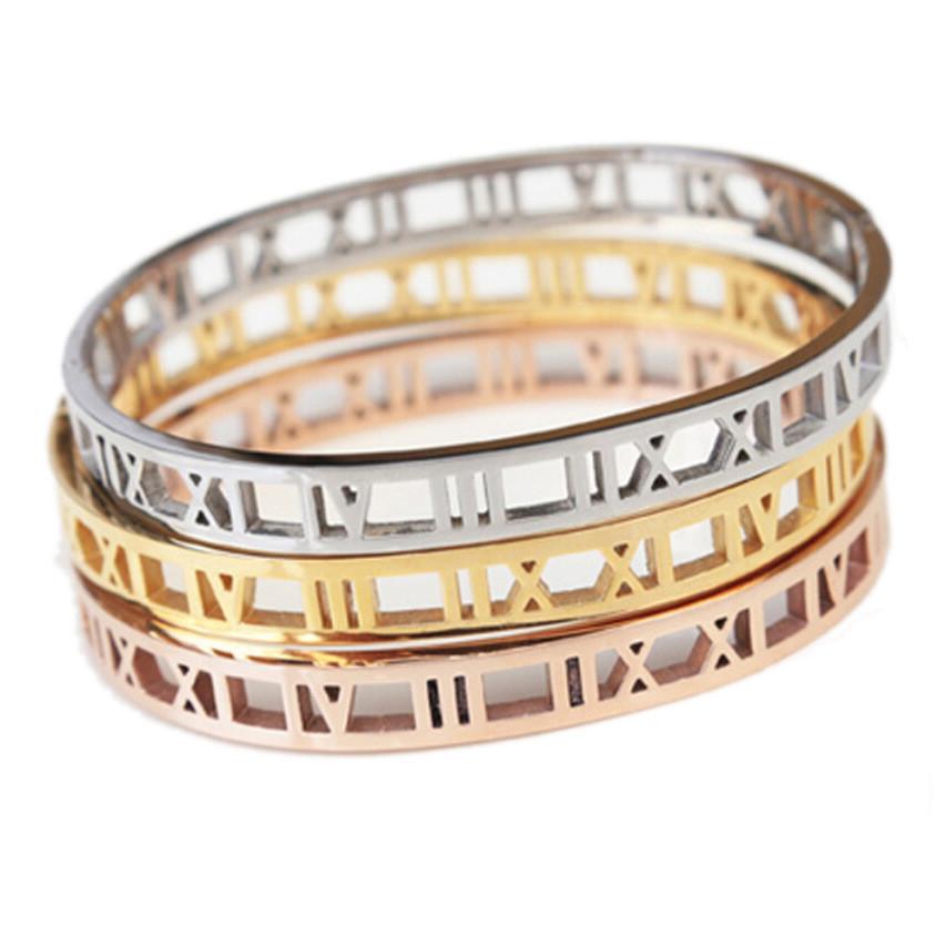 Minimalist Roman Numerals Bracelet For Women And Men Fashion Jewelry