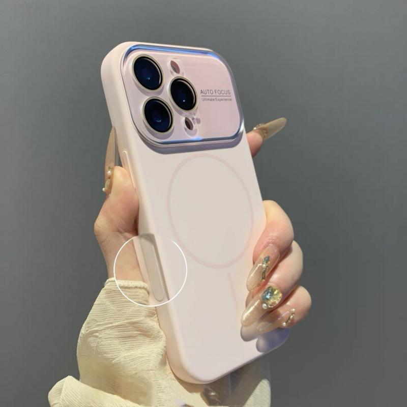 Soft Liquid Silicone Magnetic Case for iPhone 17 Air 16 15 14 13 17 Pro Max Original For Magsafe Glass Lens Protect Cover
