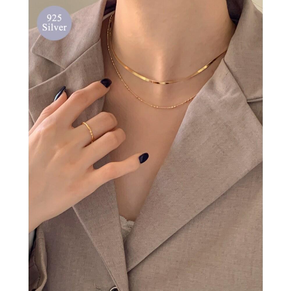 925 Silver, Let Me Necklace A 16