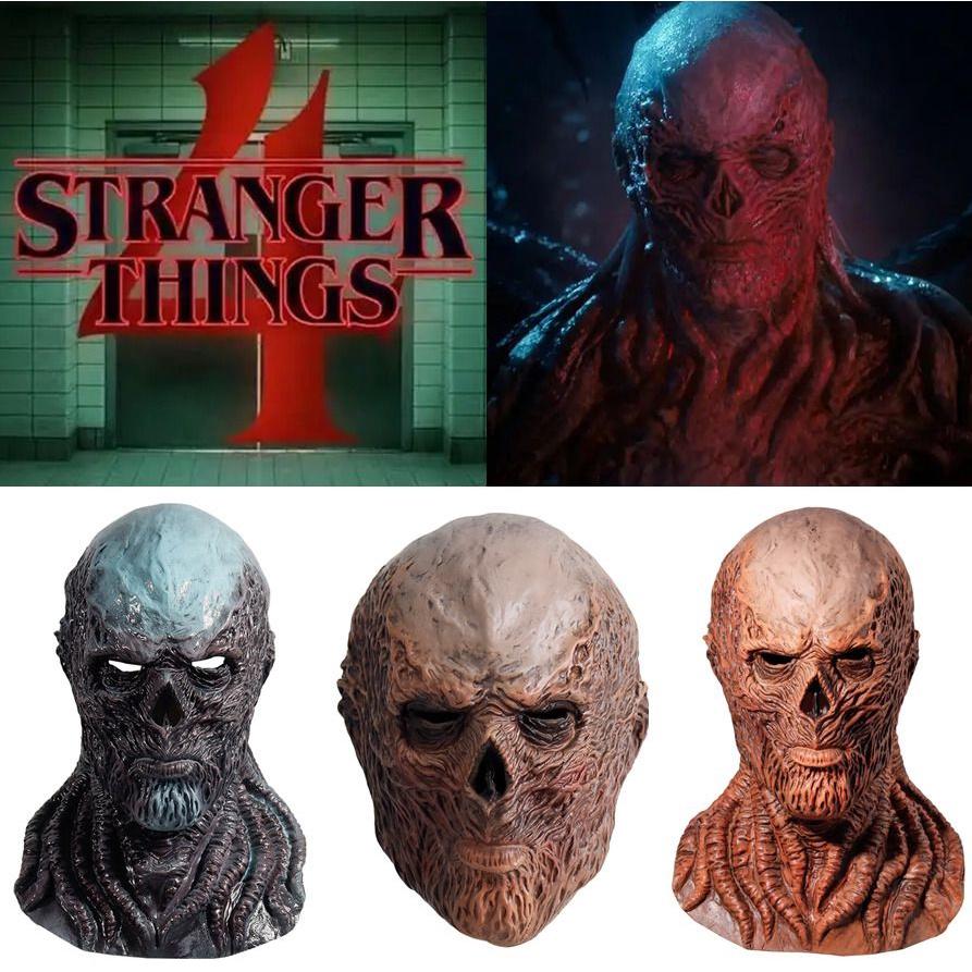 Stranger Things Sezon 4 Maska Vecny Przerażający Lateksowa Rekwizyt do Halloween Cosplay