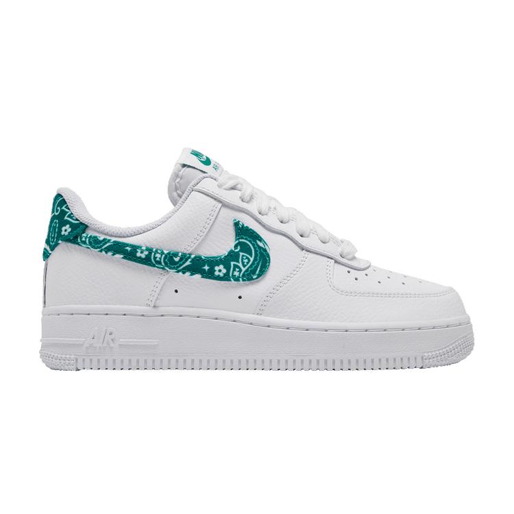 

Nike Air Force 1 Low 07 Essential White Green Paisley (Women s) 35.5