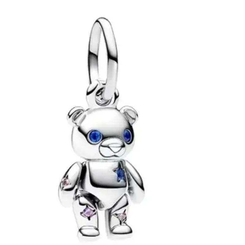 New Collection Series Cute Elephant Bear Penguin And Bunny Charm Bead Fit Original Bracelet Diy Accessories Gift For Women