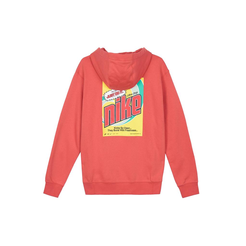 Nike Sweatshirts Men's Orange Hooded Thickened Regular DM2200-605
