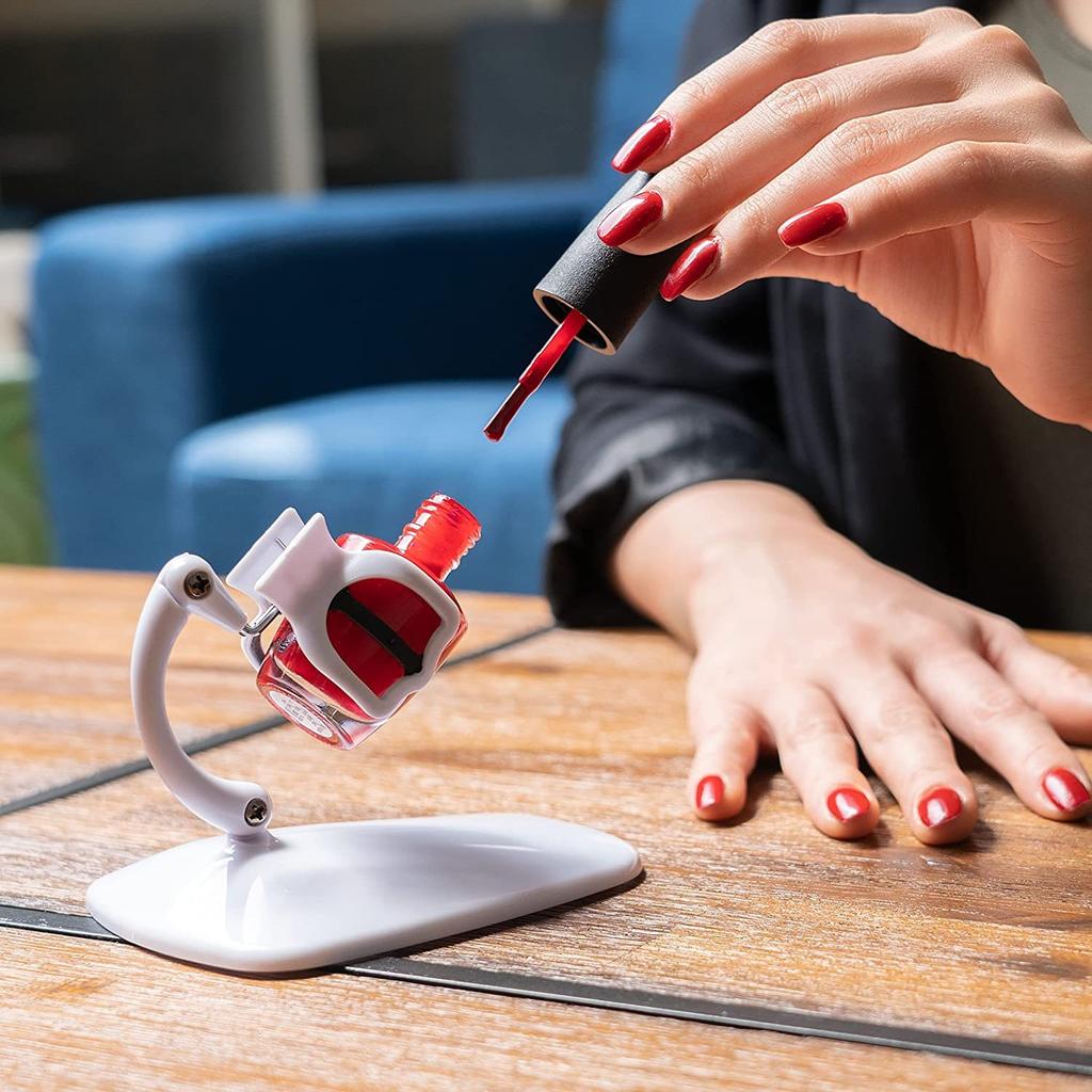 [Geruchloser Easy-Grip Nagellackhalter] Easy-Grip Nagellackhalter für geschmeidiges Auftragen - Geruchloser Maniküre- & Pediküre-Begleiter