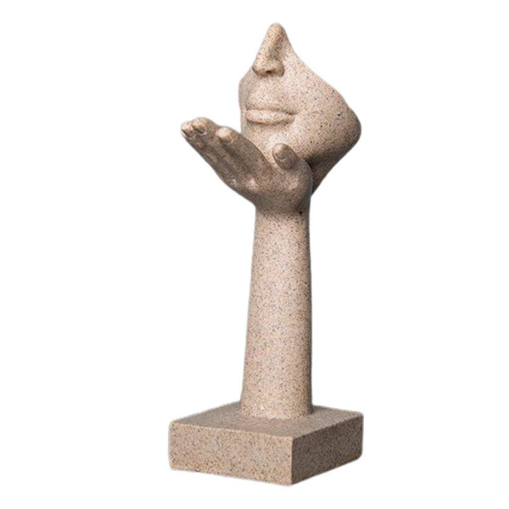 Figurine European Style Gifts Abstract Resin Statue for Home