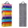 48 Fächer Vinyl Aufbewahrungshalter Hängebeutel Rollen Vinyl Aufbewahrungsregal Bastelvinyls Organizer Tasche Wandmontage Hinter der Tür Zimmer