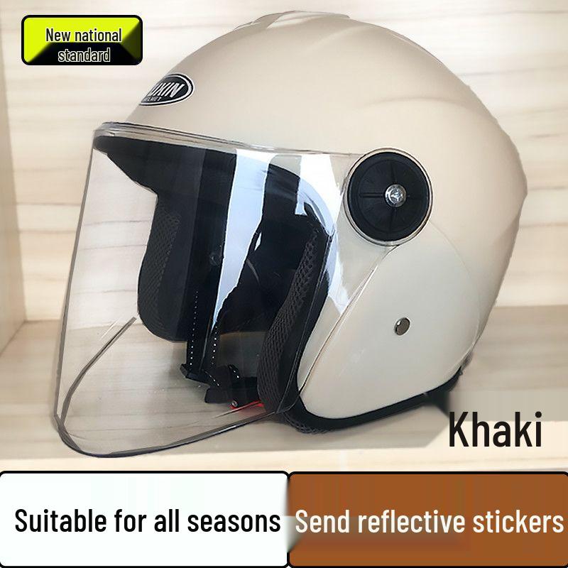Electric Scooter Winter Helmet with Thickened Neck Gaiter - Detachable, Warm, Safety Half Helmet for Adults Gray