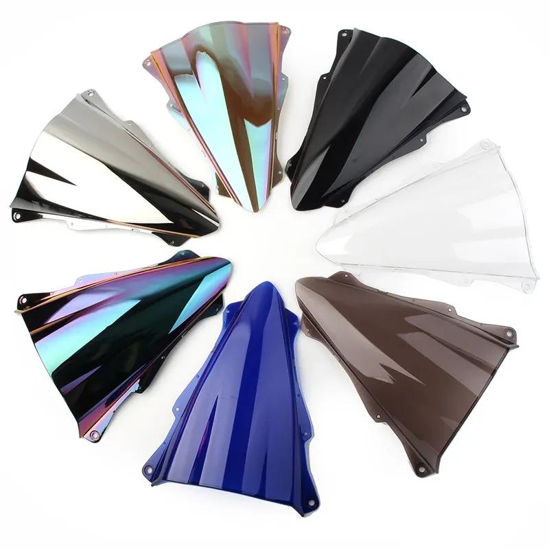 Motorcycle For Kawasaki Ninja ZX 25R  Windshield Windscreen Double Bubble ABS Wind Deflector