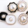 10 Pieces Fashionable Shank Buttons 18mm Beautiful Plastic Plating Gold Color Shank Buttons Woman Garment Accessories