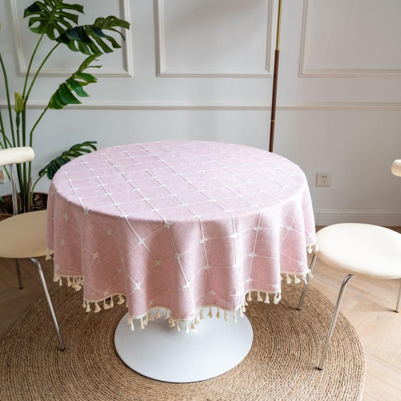 Waterproof Tablecloth With Tassels Christmas Party Decor Home Textile Table Cover Ins Style