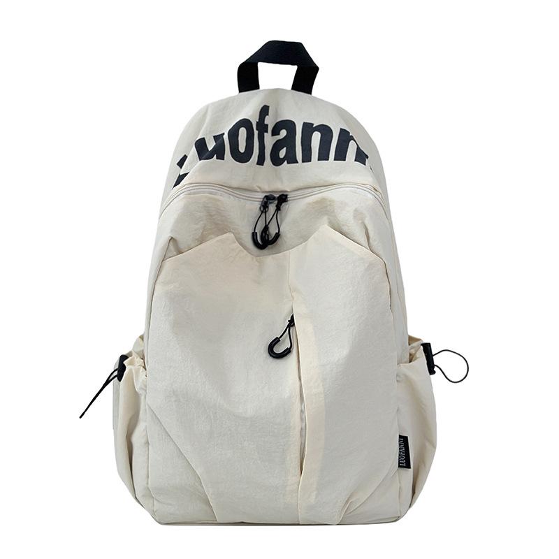 Schoolbag Ins Niche Lightweight Water-proof High School Students and Women Large Capacity Sports Outdoor Backpack Travel Backpack