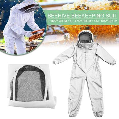 Beekeeping Protective Clothing Safty Veil Hat Full Body Anti-bee Suit Siamese Space Suit Professional Beekeeper Bee Keeping Tool