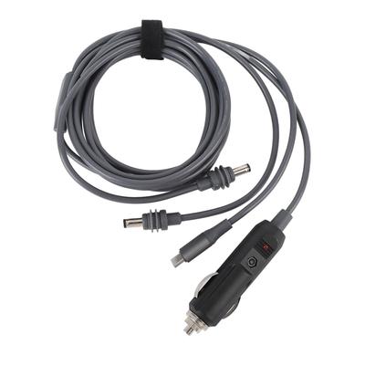 3 In 1 DC Power Cable Plug and Play 100W USB C 12-24V Car Charger DC Male Power Cord 18AWG Wire For