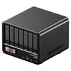 AOOSTAR WTR MAX 11 Bay NAS Mini PC Barebone (Geen RAM, geen SSD), Secundair Scherm, AMD R7 Pro 8845HS 8 Cores Max 5,1 GHz