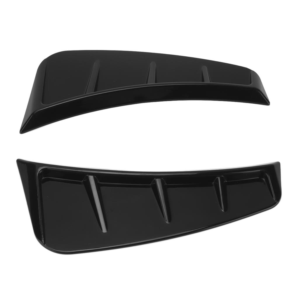 Side Marker Air Wing Vent Cover Trim ABS Glossy Black ABS Universal Exterior Accessories for Car