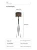 Nordic Modern Three-Legged Floor Lamp - Elegant Minimalist Lighting for Living Room, Bedroom, or Homestay.