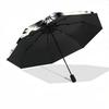 1pc Floral Leopard Automatic Open/Close Umbrella Compact Folding Umbrella, All-Season Portable Umbrella for Women/Men341