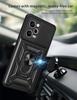 Shockproof Slide Lens Armor Funda For Xiaomi Redmi Note 12 Pro Plus 12S Note12 4G 5G Case Ring Stand Back Cover for Redmi 12 12C