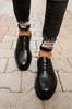 Chekich H New Collection CH001 Classic Lace Men Shoe White Black Brown Tan