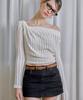 Dear Me Basic Mini Skirt Shorts [Non-Faded Denim]