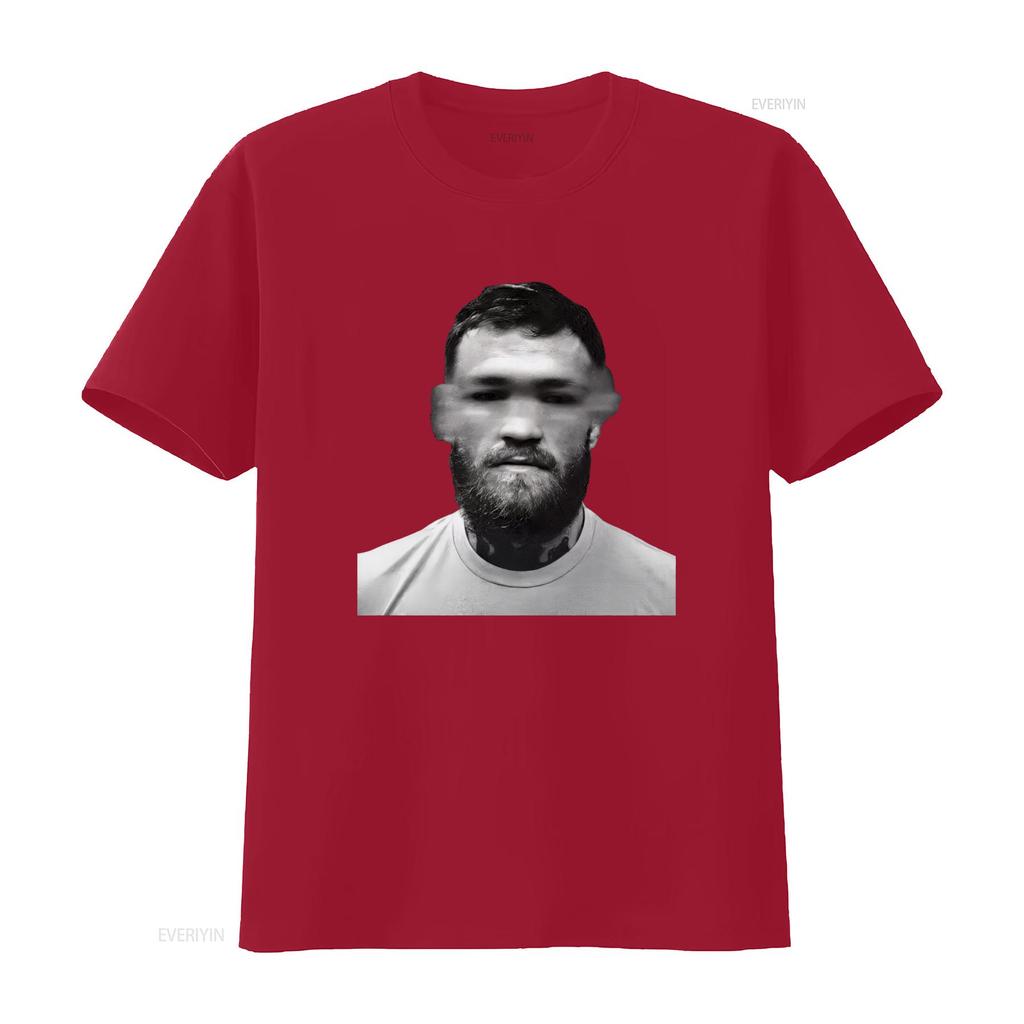 Conor McGregor Mugshot Fashion Heavy Cotton T Shirt Stylish and Comfortable for All Vintage Washed Unisex Graphic Fashion