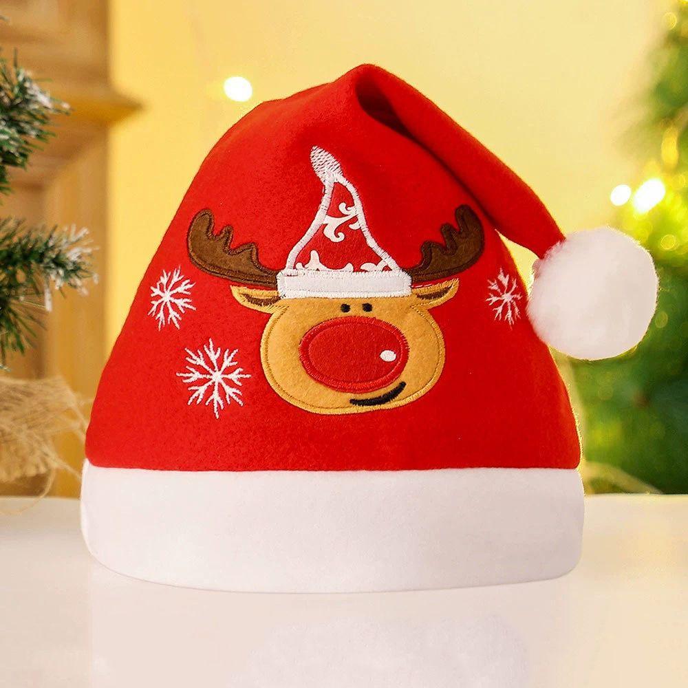 Plush Ball Snowman Skullies For Men Beanies Velvet Hats Women Christmas Hats Korean Winter Caps