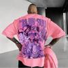 T-shirt Sportiva alla Moda Traspirante Larga Bandai One Piece Luffy Zoro Stampata Manica Corta Estate 2026 per Uomo e Donna