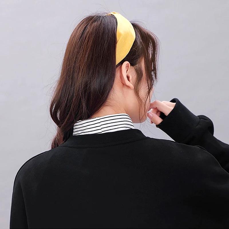 1Pc Neck Guard Clothing Decoration Turtleneck Elastic Detachable Removable Fake Collar Warm Cotton Fashion Striped