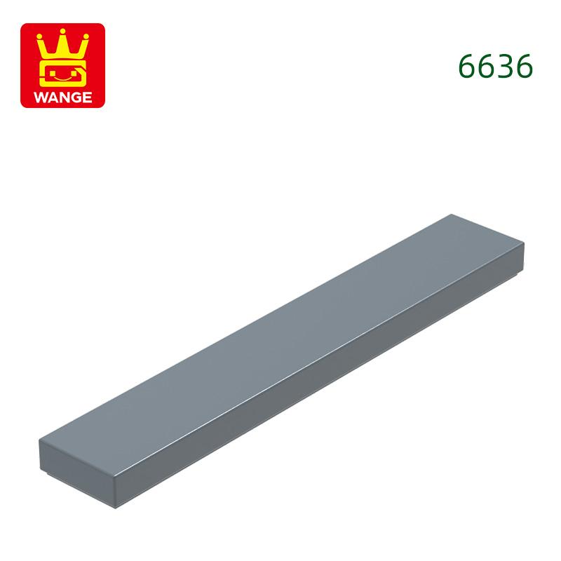 121Pcs/lot 6636 1x6 Tile Building Block Moc Classic Accessories Compatible with Brick Children Toys Gift Box