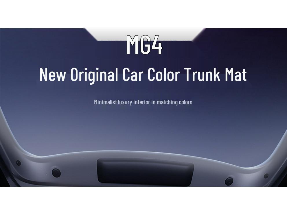 Full-Coverage Trunk Mat for 2026 MG4 - Complete Interior Accessory Set