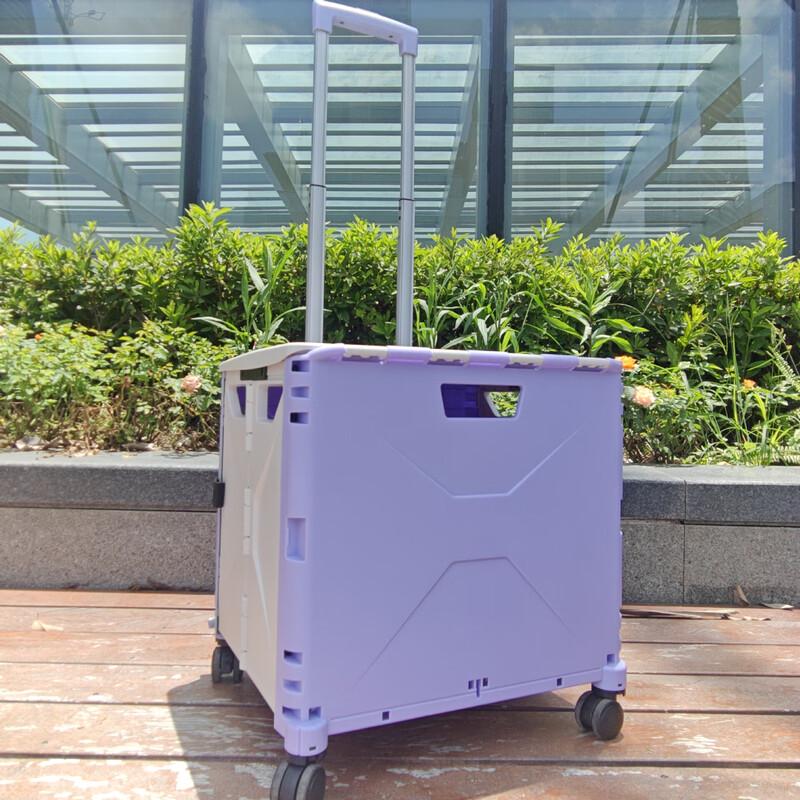 OEING Outdoor Household Folding Trolley Cart Enlarged Wheels