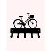 Wrought Iron Bicycle Key Holder Hook Wall Mounted Entryway Decor 1 Piece