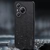 For Huawei Pura 70 Case Wood Grain PU Leather+PC+TPU Slim-Fit Phone Guard Cover