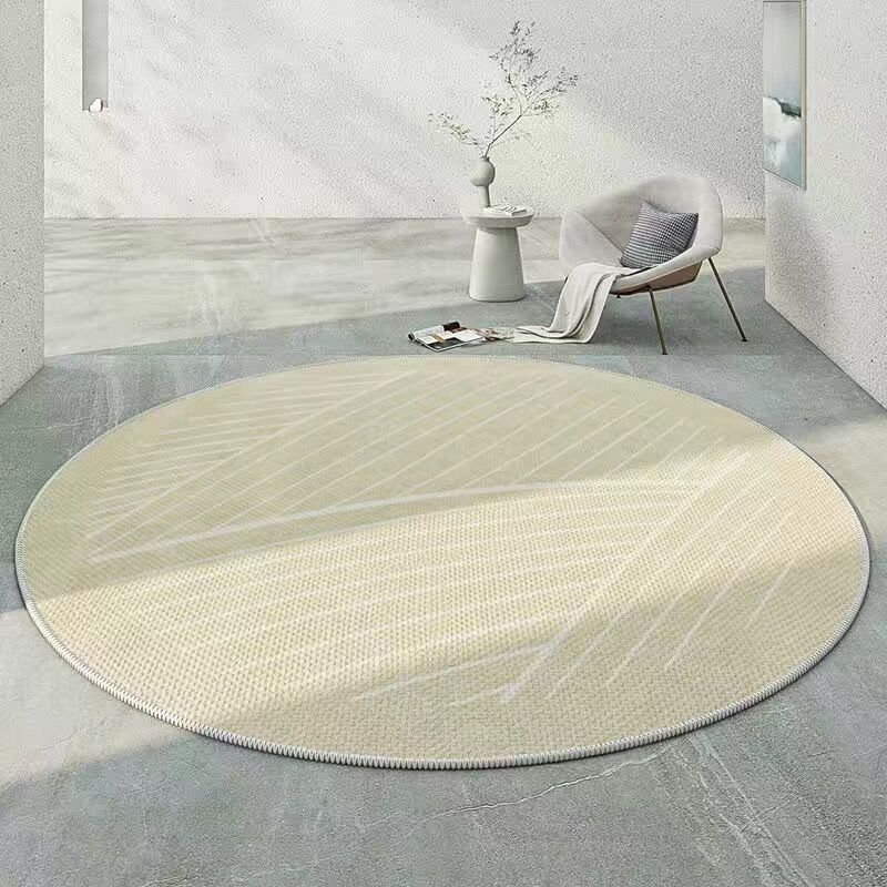 Nordic Circular Carpet Resistant To Dirt and Easy To Maintain Decorative Carpet Household Sofa Coffee Table Carpet
