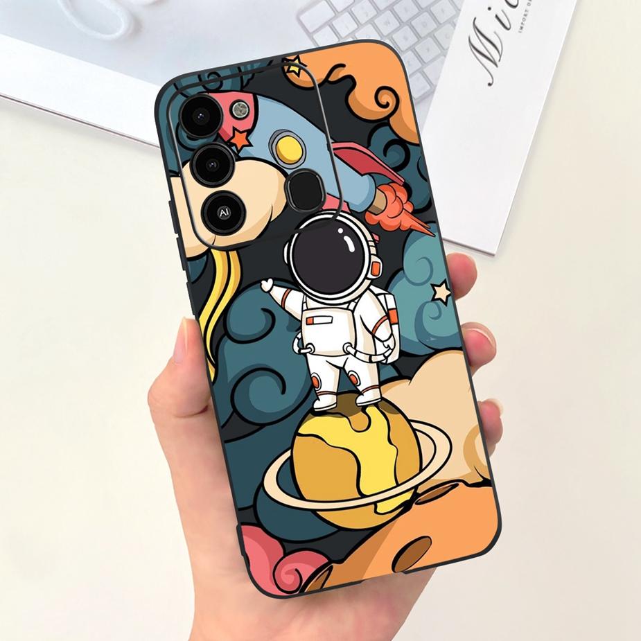 For Tecno Spark 8C Case KG5k KG5j KG5n Stylish Candy Painted Cover Soft Silicone Phone Case For Tecno Spark Go 2022 Spark8C Bags