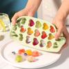 Silicone Ice Trays for Freezer, 21 PCS Ice Cube Tray with Lid, Lovely Heart Ice Cube Mold For Chilling Drinks Ice Maker Molds