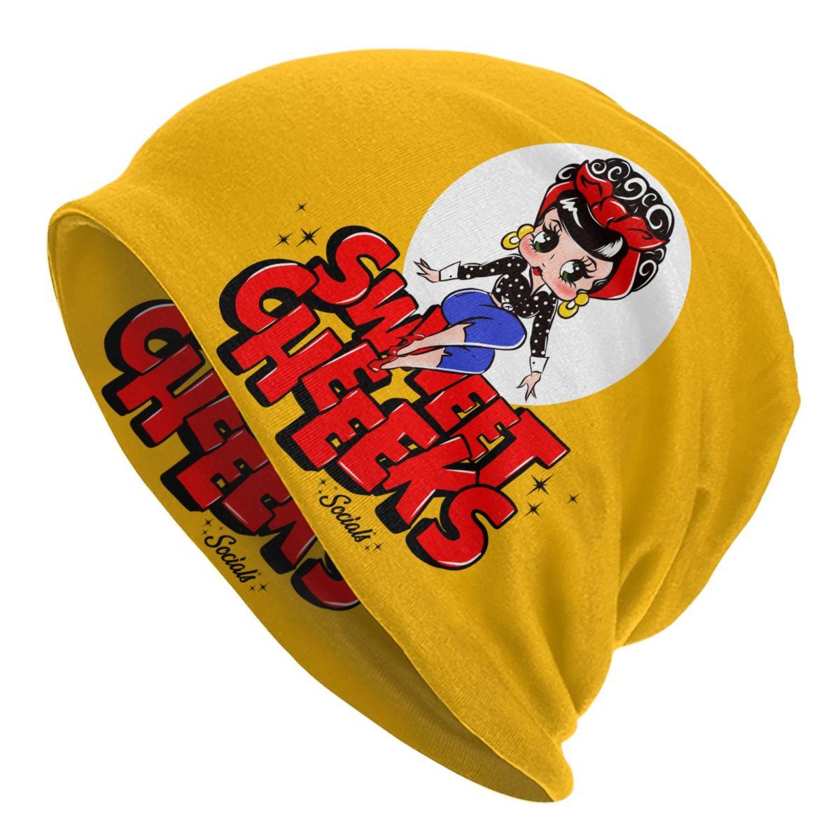 

Осенне-зимняя шапка Kiss Bettys, женская шапка-бини Mrs Boop, повседневная женская зимняя шапка Skullies One Size