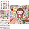 Adorable Labubu Stickers Set Of 80 For Kids And Crafting Enthusiasts