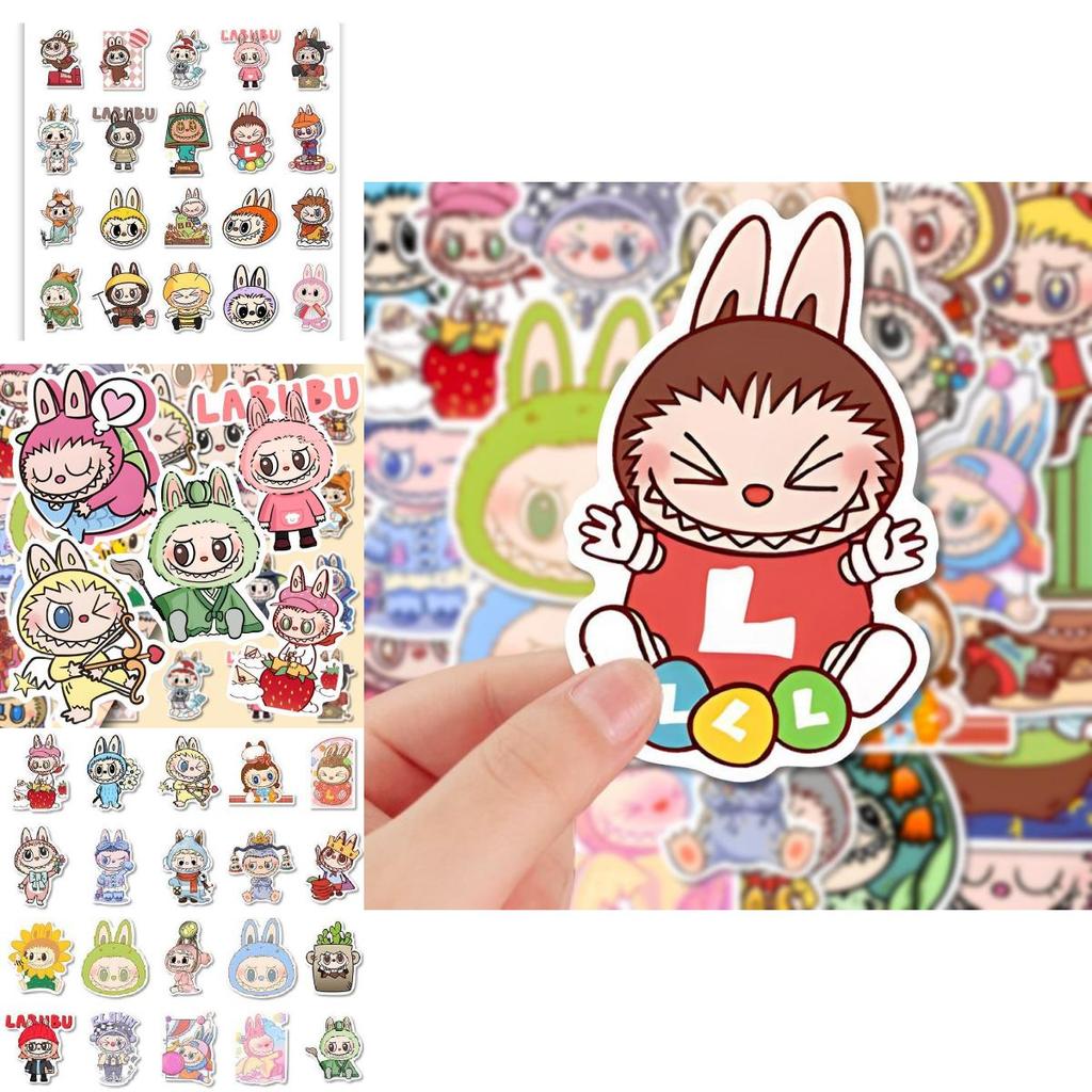 Adorable Labubu Stickers Set Of 80 For Kids And Crafting Enthusiasts