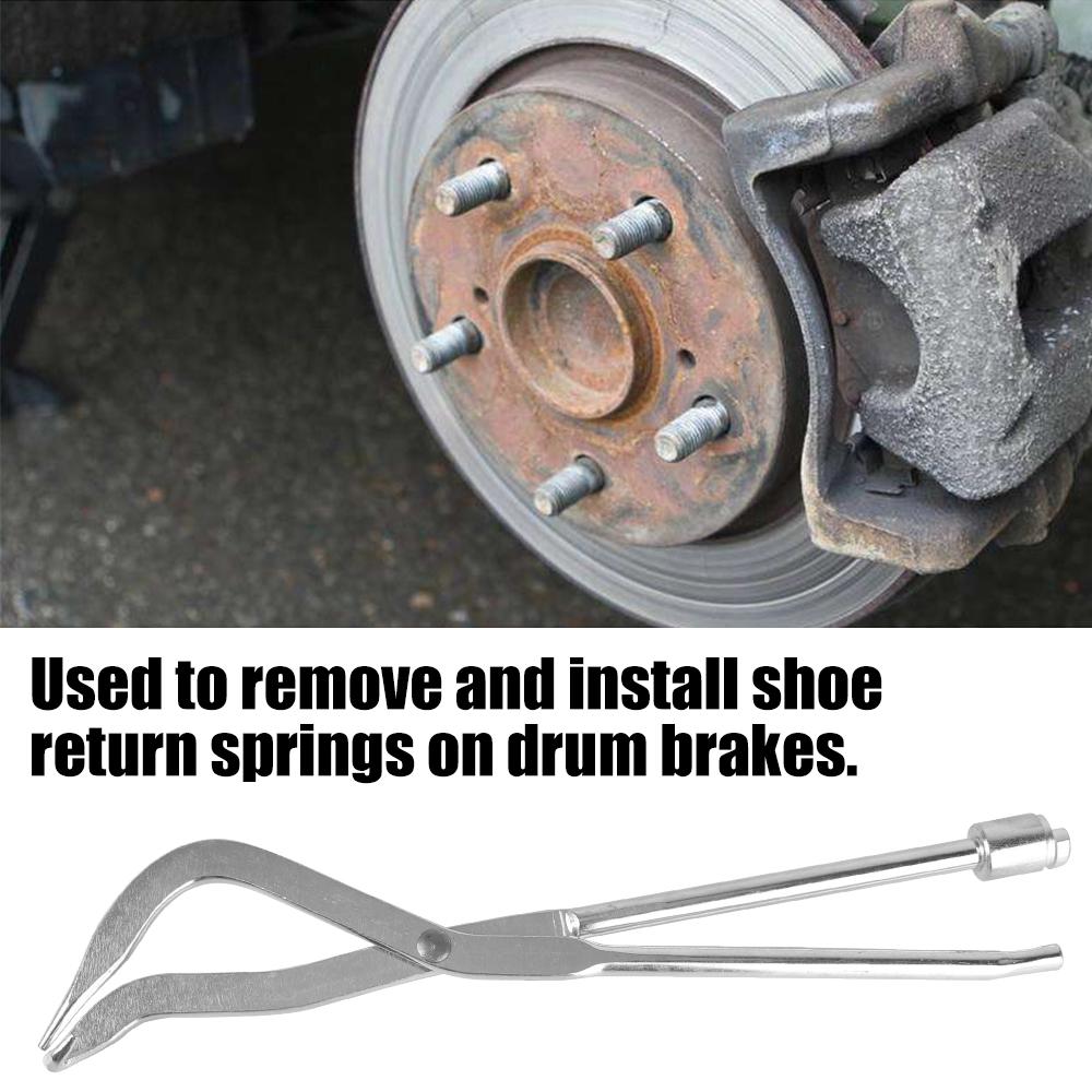 Car Brake Spring Pliers Snap-Ring Pliers for Drum Brake Adjustment Spring Disassembly Pliers with Sleeve