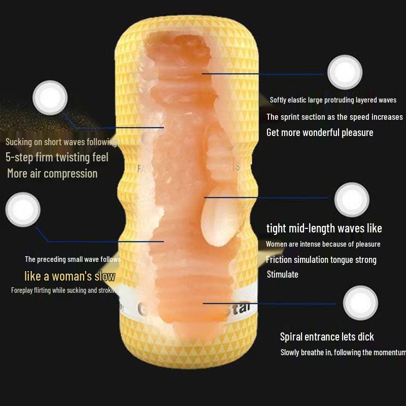 Hime Miel Snail Electric Airplane Cup: Men's Erotic Adult Toy