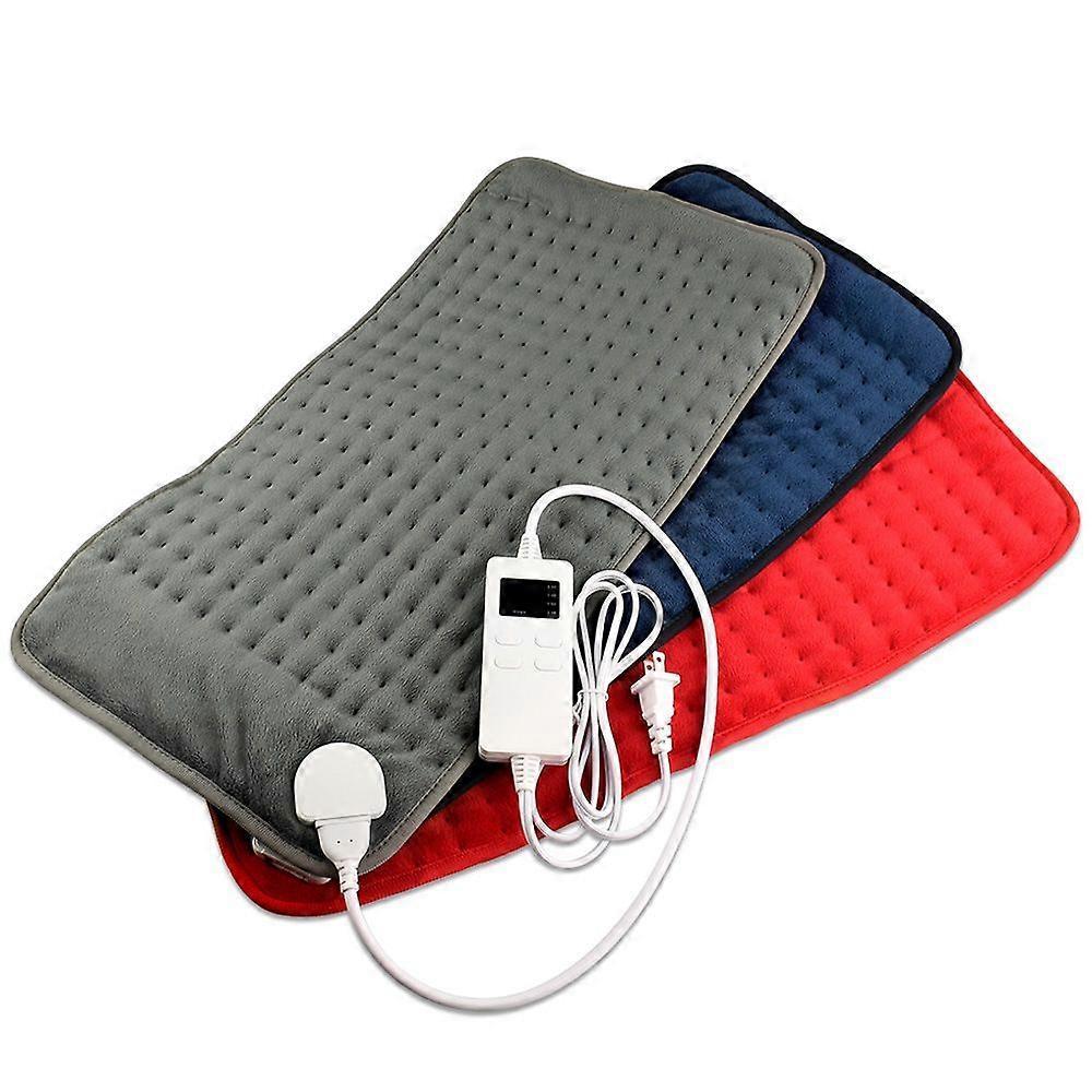 Electric Heating Pad Washable Heating Blanket, 6 Heating Levels, Automatic Shut-Off, Available On Back, Neck, Shoulders, Waist and Others 30X60cm Fon