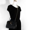 CHANEL Matelasse Shoulder Bag ChainShoulder vintage black lambskin Women Used