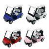 Alloy Golf Cart Replicas Pull-back Mechanism Kids Car Toys Premium Miniature Golf Cart  Gifts