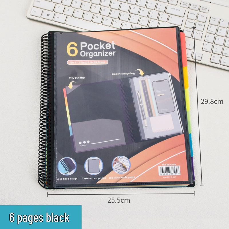 Hot-Selling Color Coil Notebook & Office File Organizer Folder