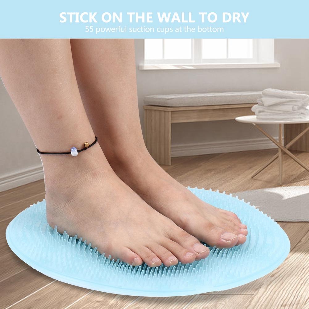 Foot Rubbing Back Massage Cushion Non Slip Suction Cup Massage Pad For Bathroom