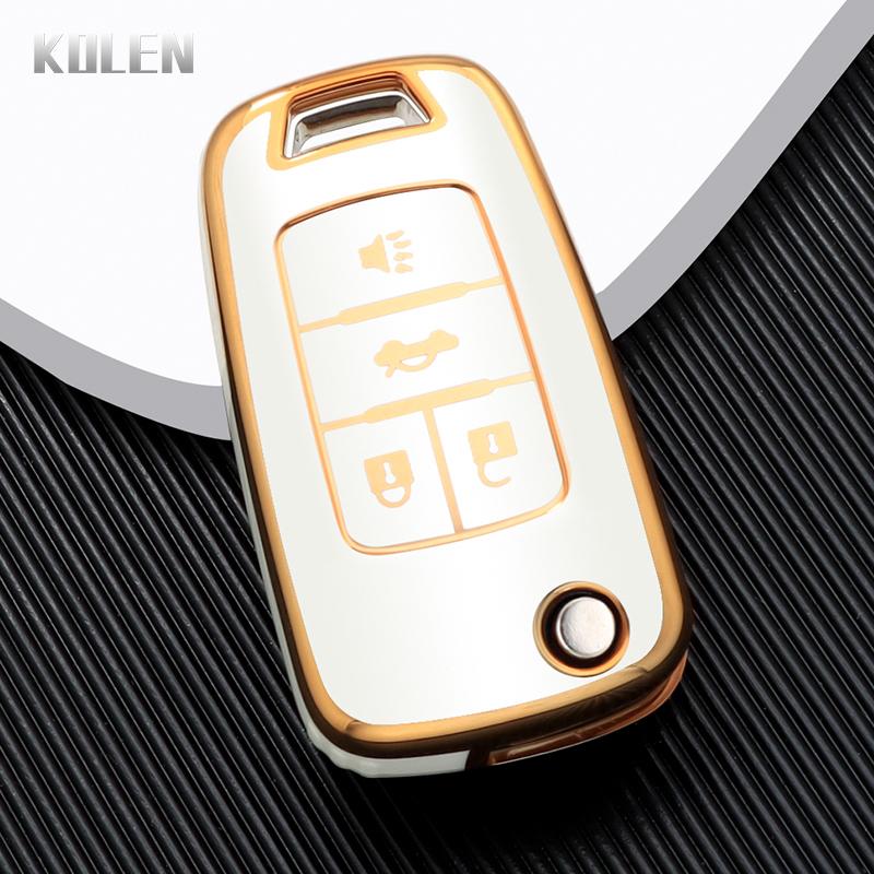 New Tpu Car Flip Key Case Cover Shell For Chevrolet Cruze Aveo Trax Sail Malibu For Opel Vauxhall Astra Corsa Meriva Insignia