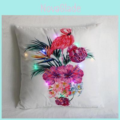 Luxurious Velvet Led Lighting Pillowcase For Creative Home Decoration And Cozy Sofa Use